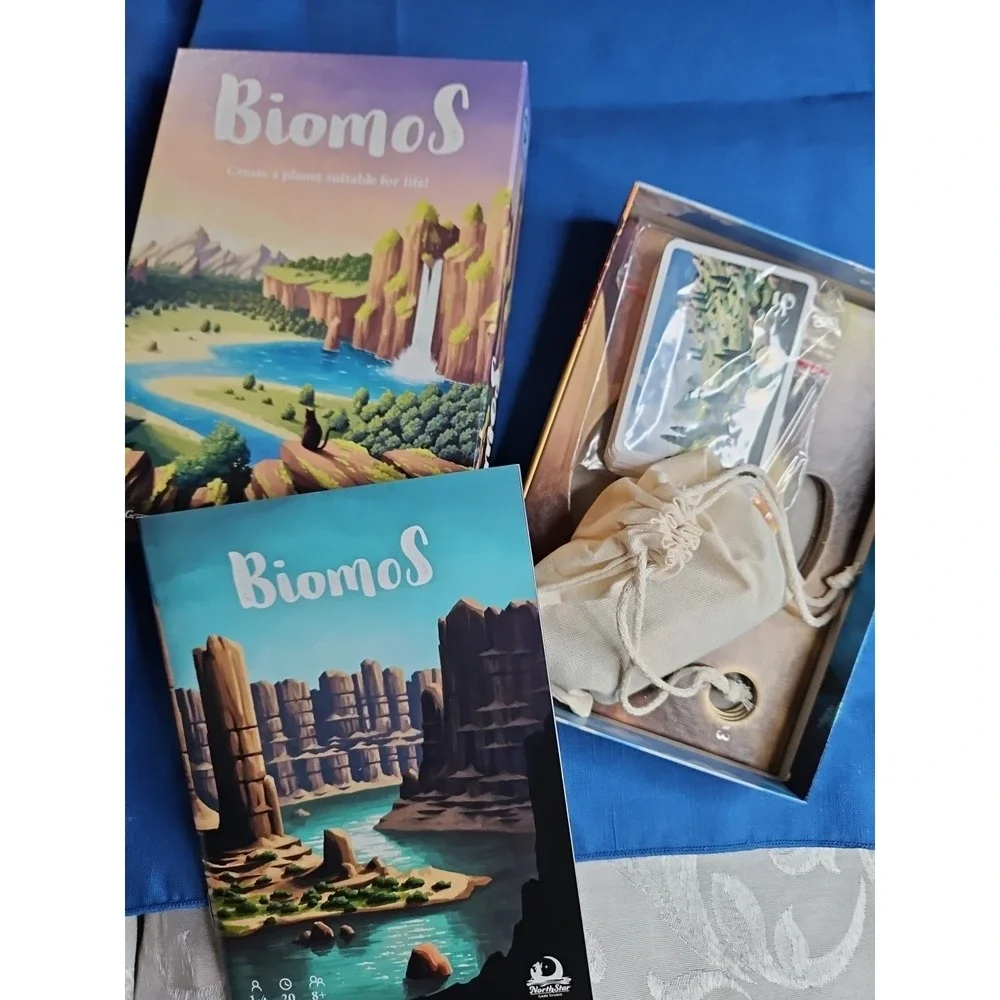 Biomos By North Star Games Puzzle Game Biome Planet‎ Building
